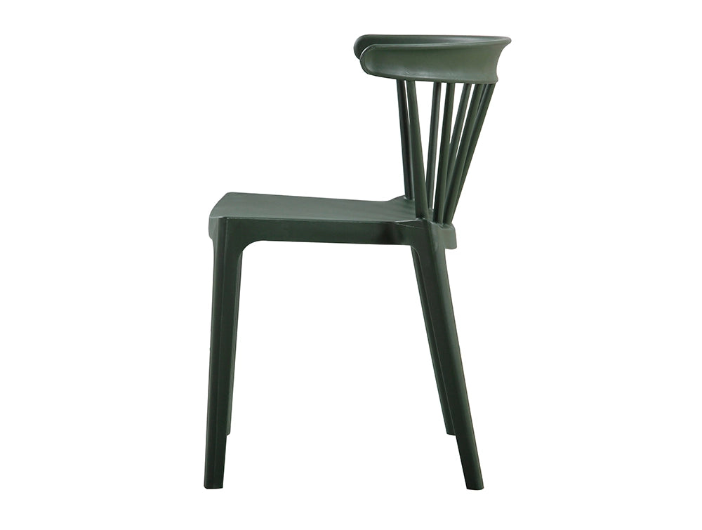 Ash Polypropylene Chair Army Green 2