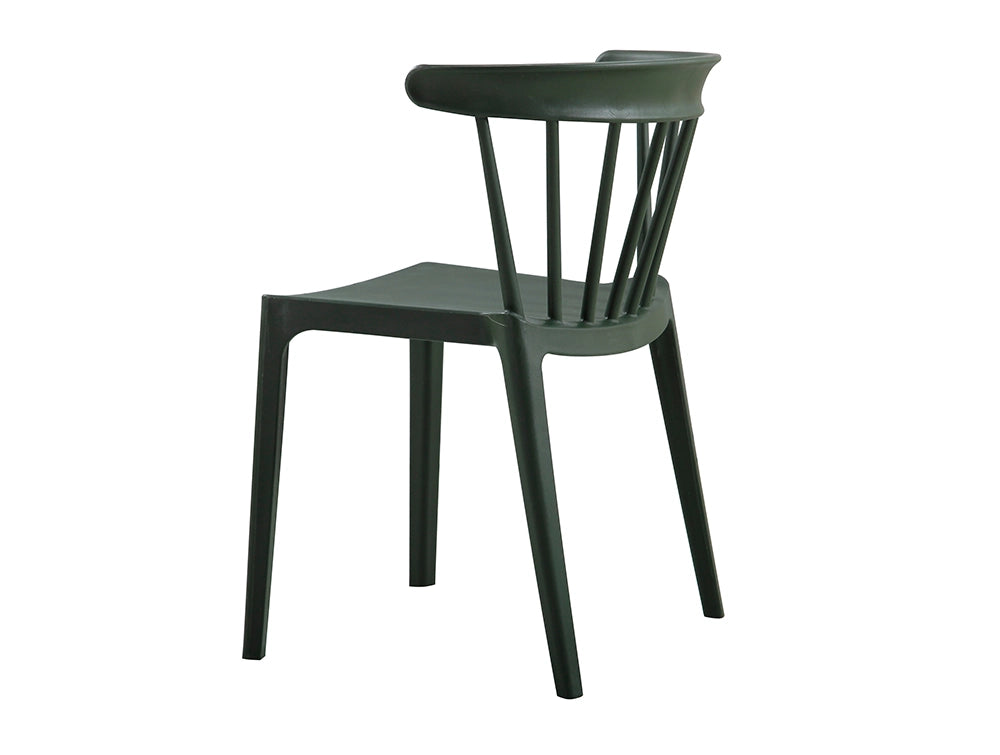 Ash Polypropylene Chair Army Green 3