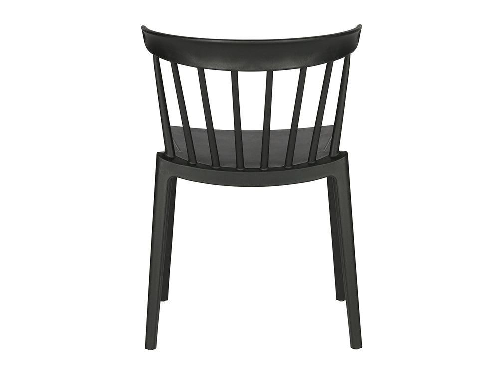 Ash Polypropylene Chair Black 3