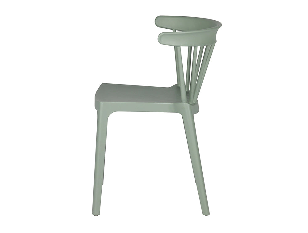 Ash Polypropylene Chair Jade Green 2
