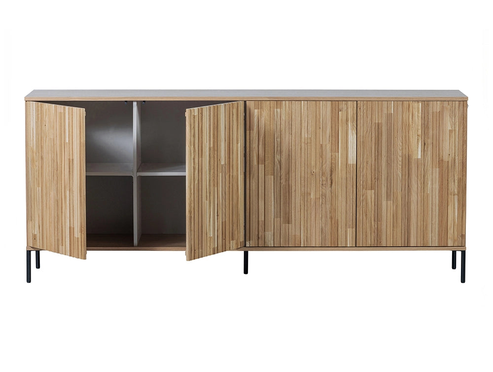 Ashley Graphic Embossed Sideboard Natural Oak 3
