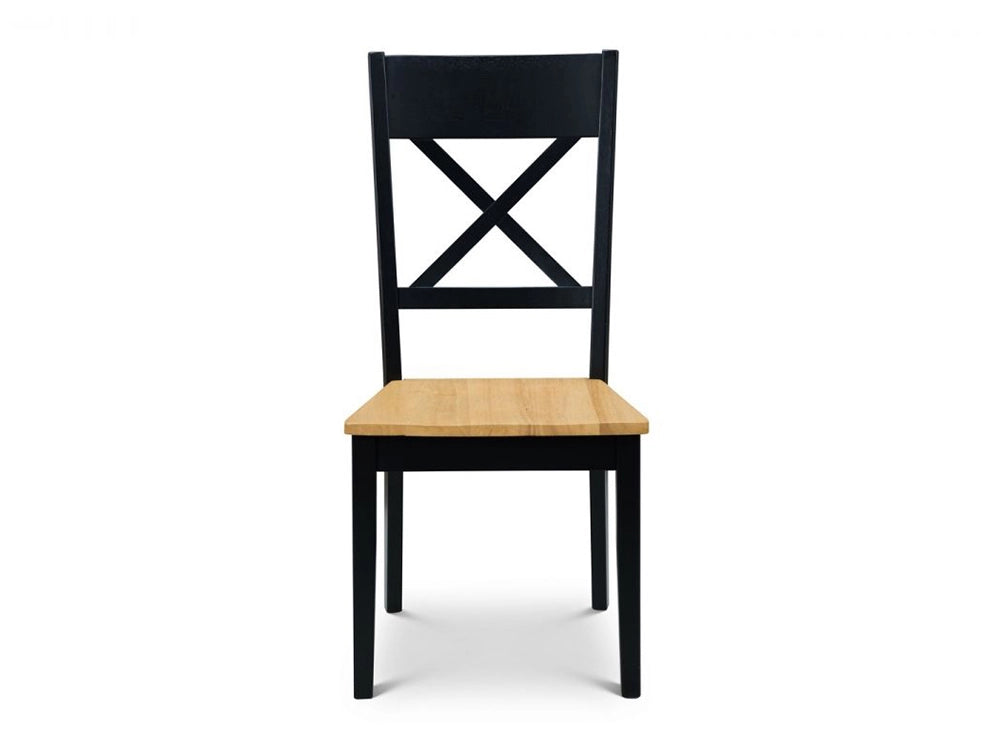 Ava Dining Chair Black Oak 2