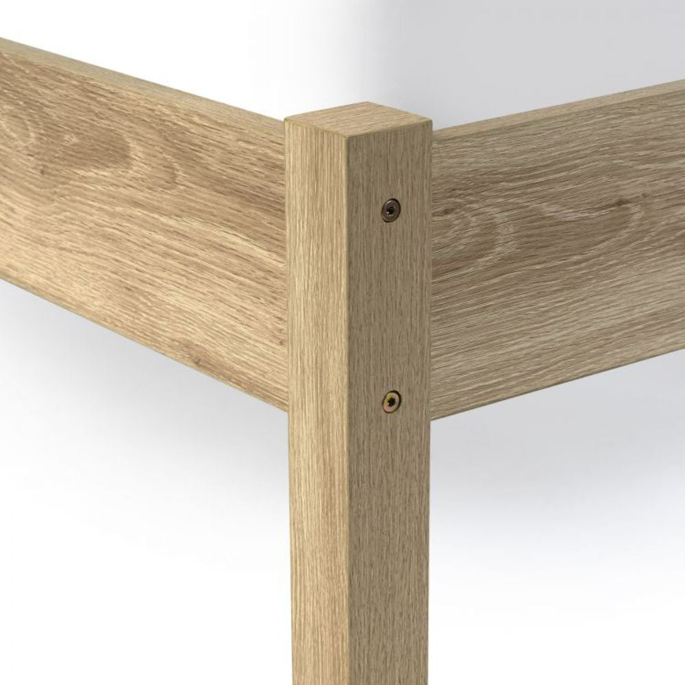 Bari Rattan Bed Frame Oak Leg Detail 2