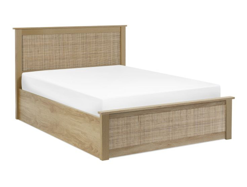 Bari Storage Bed Frame Oak