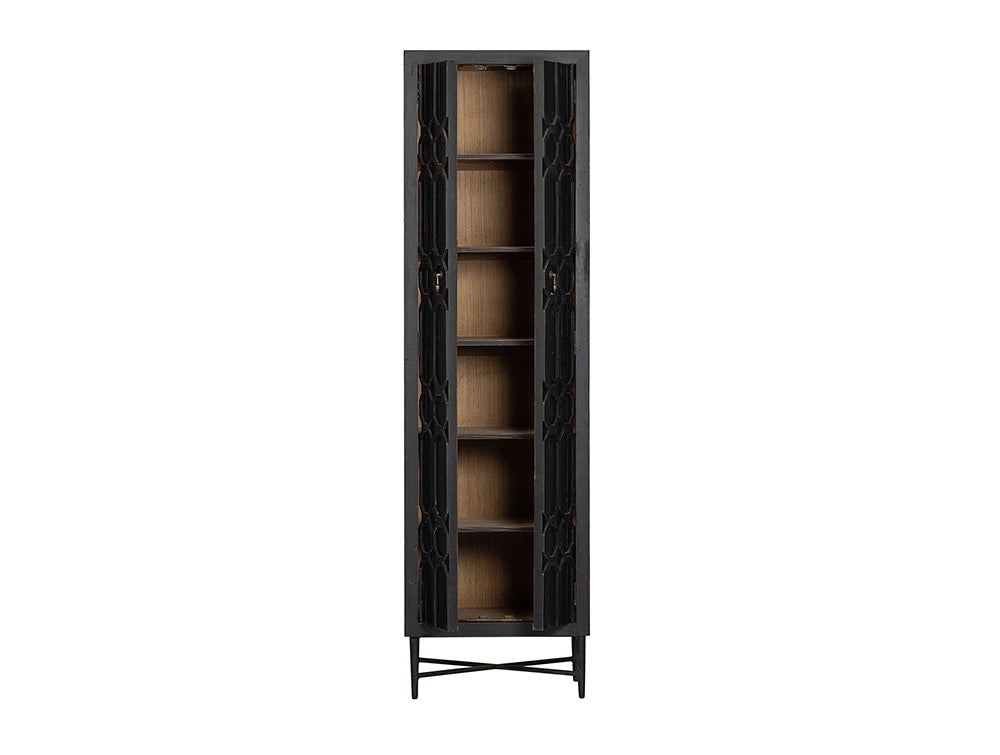 Bella Tall Cabinet - Black 4