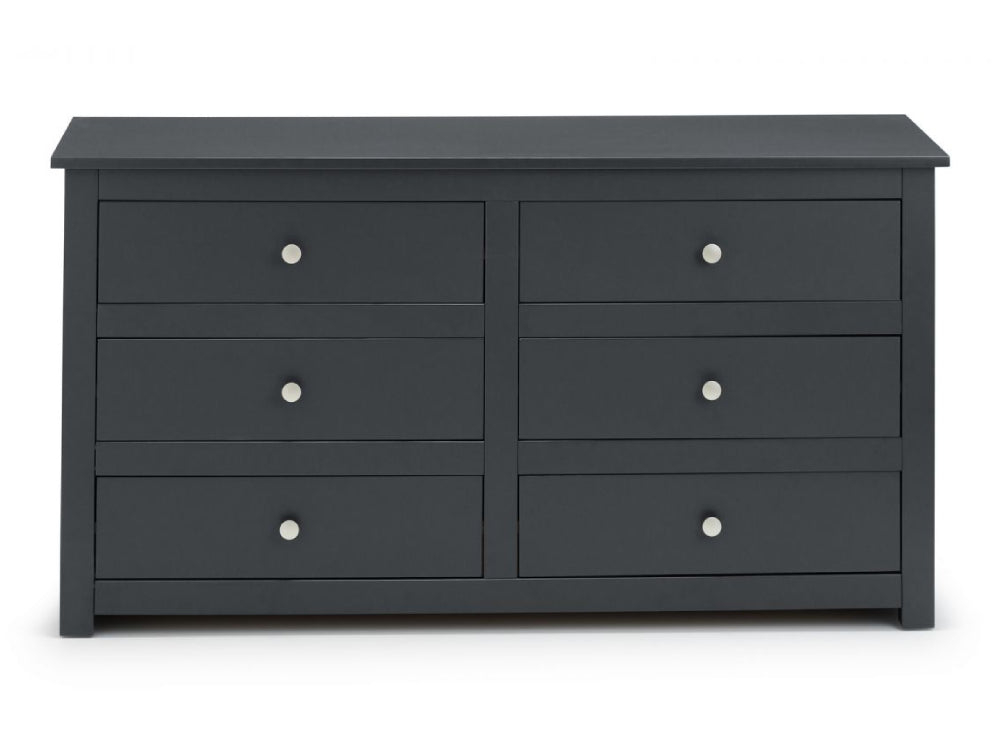 Bradley 6 Drawer Chest Anthracite 2
