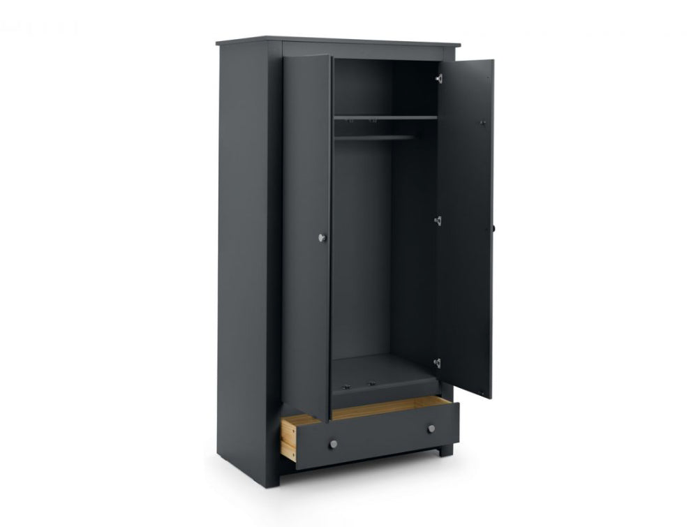 Bradley Wardrobe Anthracite 4