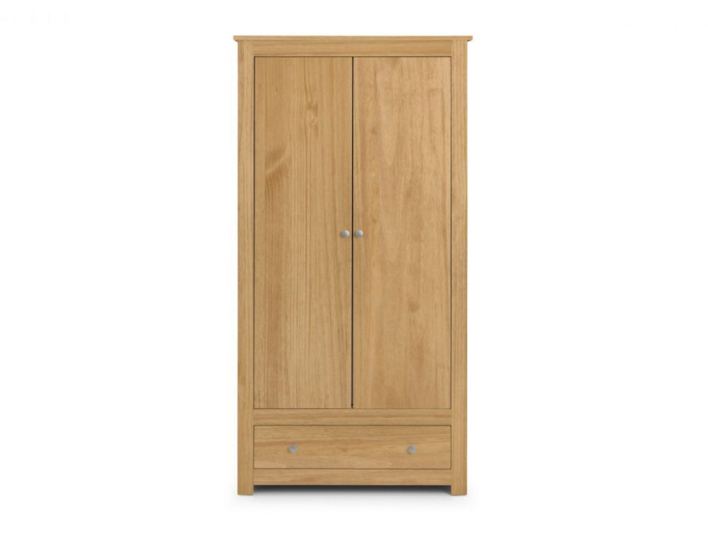 Bradley Wardrobe Waxed Pine 3