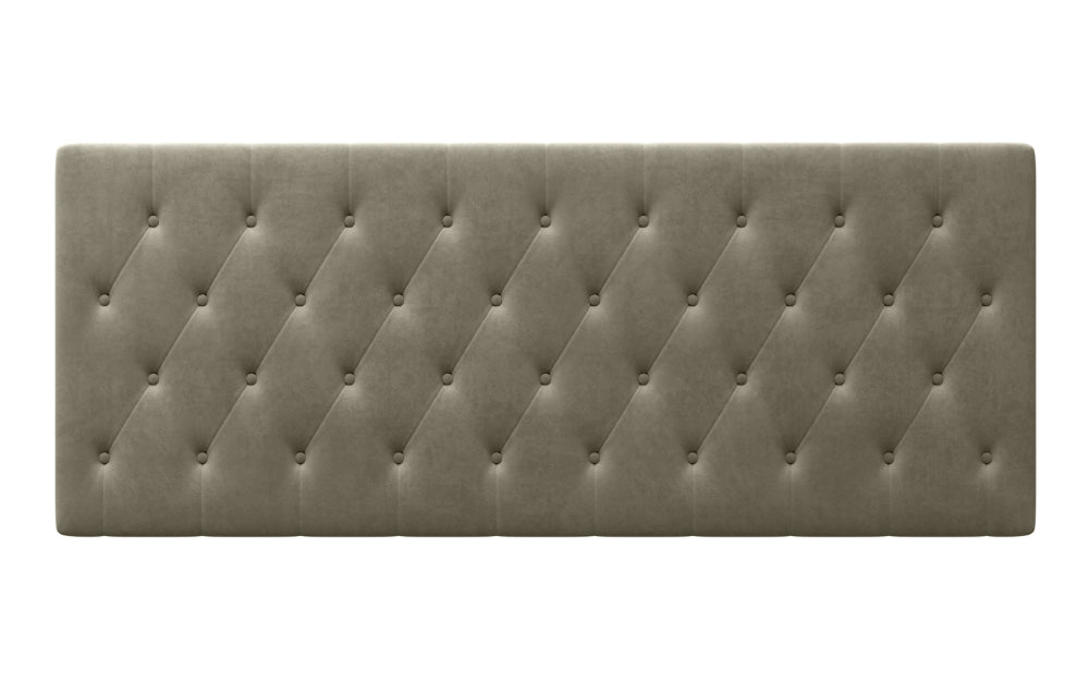 Aspen Headboard 24" High in Plush Velvet Slate