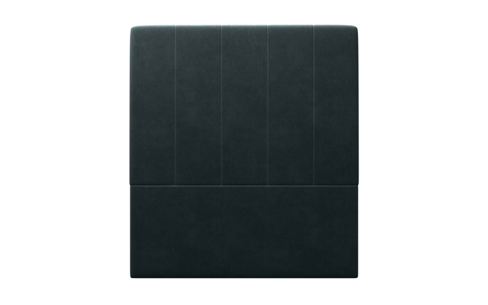 Belgrave Headboard 66" High in Plush Velvet Steel