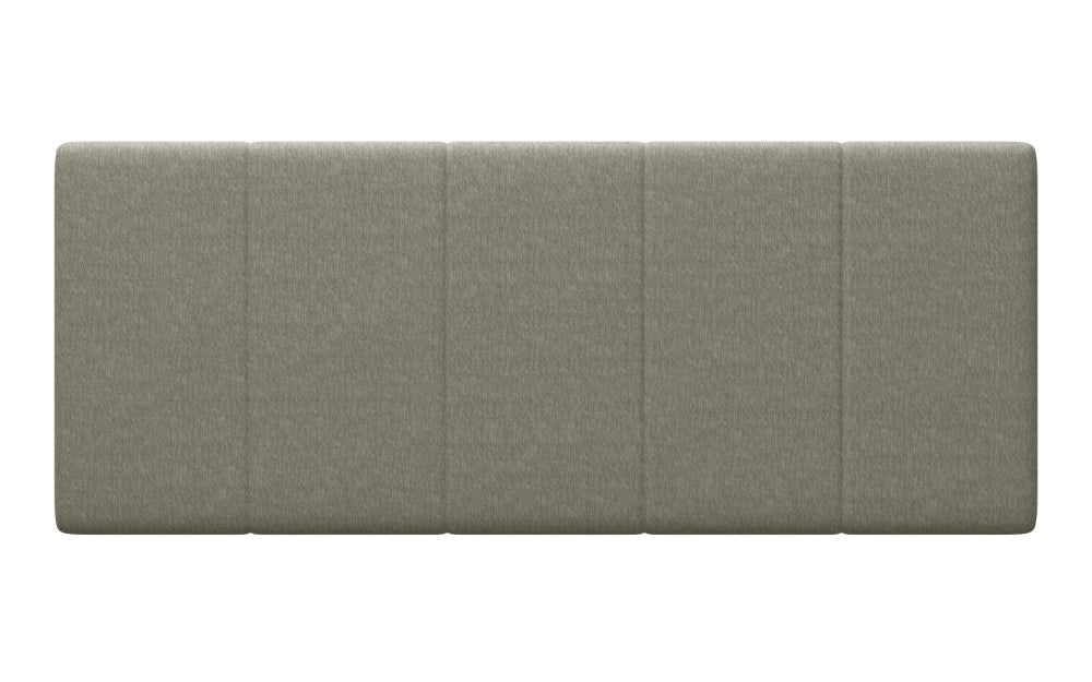 Deco Headboard 24" High in Graceland Silver