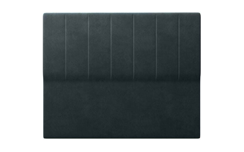 Hillside Headboard 48" High in Plush Velvet Steel