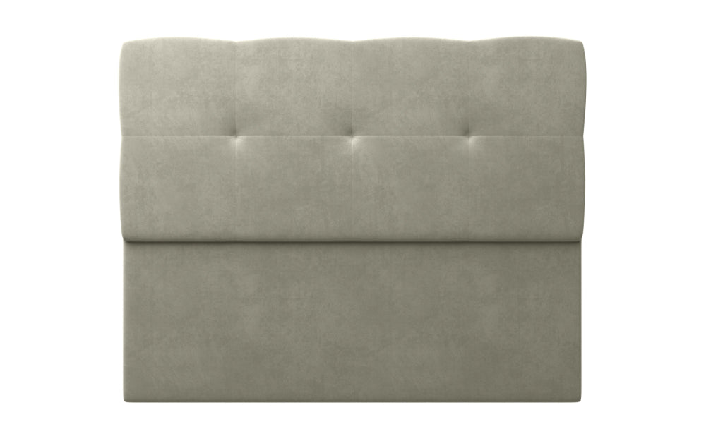Monza Headboard 48" High in Plush Velvet Silver