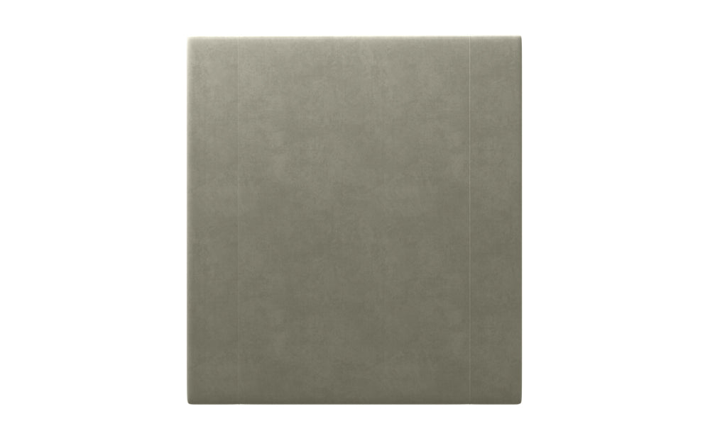 Riviera Headboard 66" High in Plush Velvet Silver