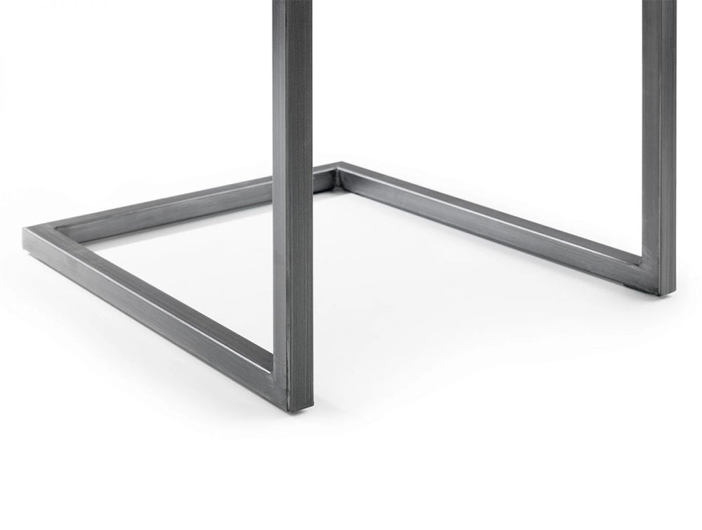 Bronx Dining Chair Charcoal Grey Leg Detail