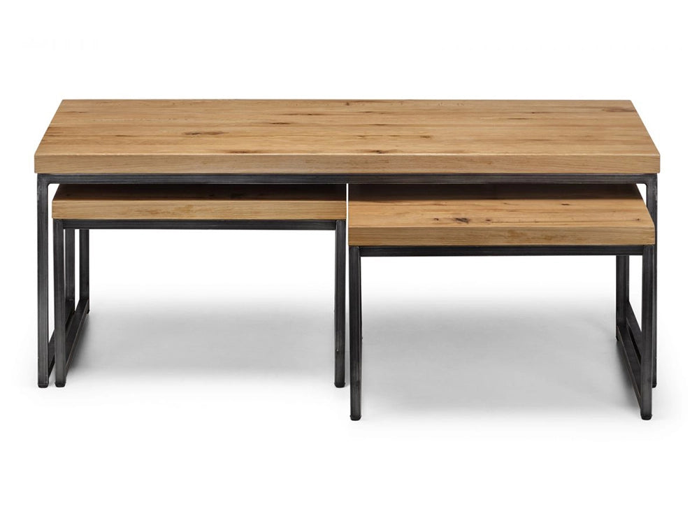 Bronx Nesting Coffee Tables Oak 2
