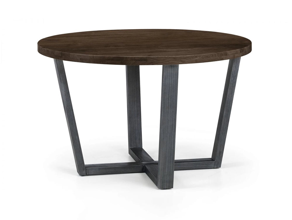 Bronx Round Dining Table Dark Oak