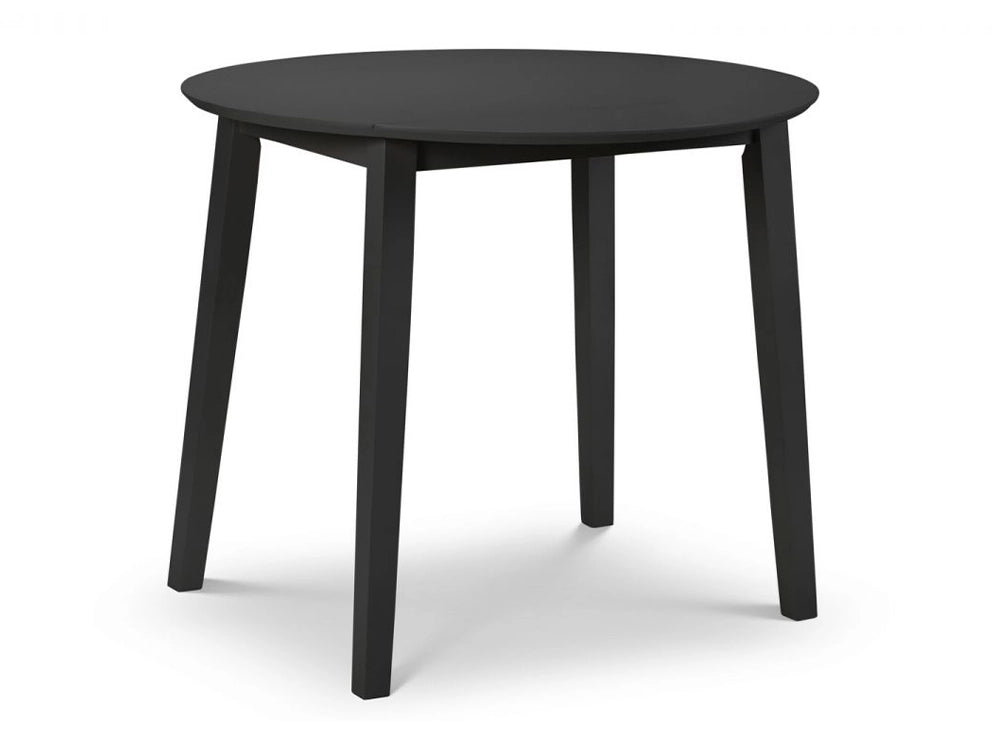 Burren Dropleaf Table Black 2