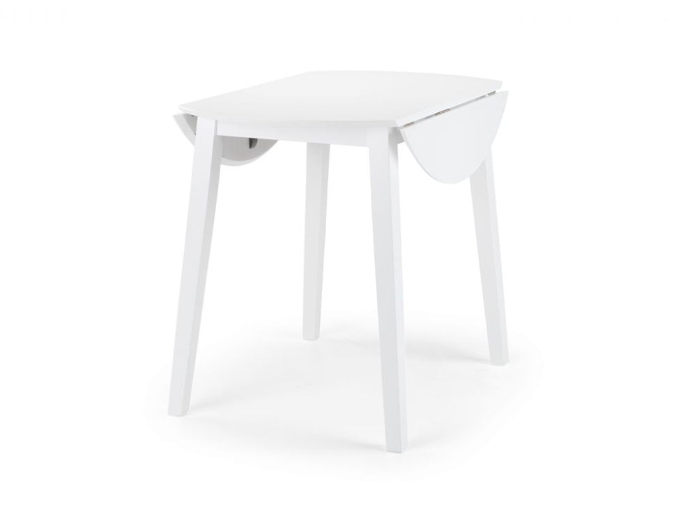 Burren Dropleaf Table White 2