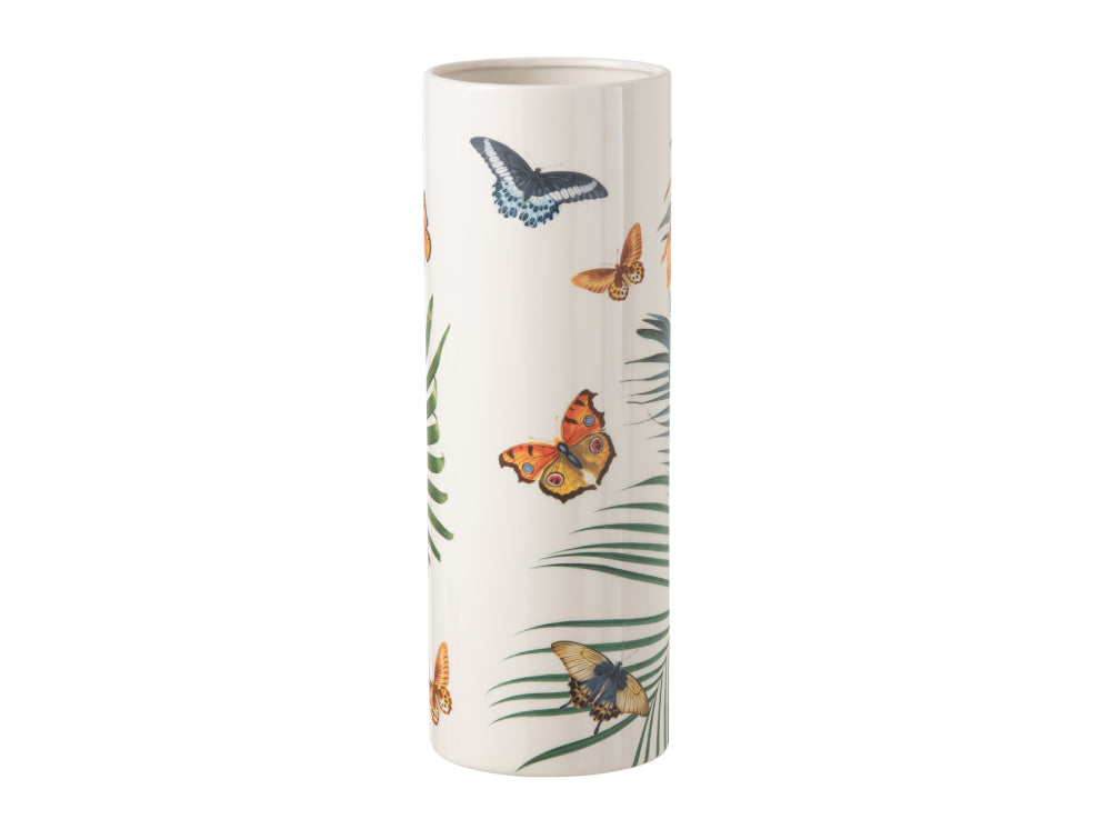 Butterflies Large Mix Dolomite Vase 2