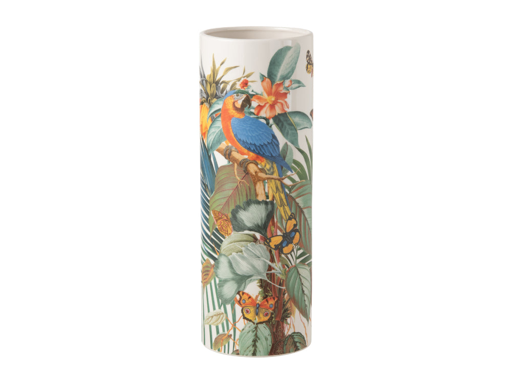 Butterflies Large Mix Dolomite Vase