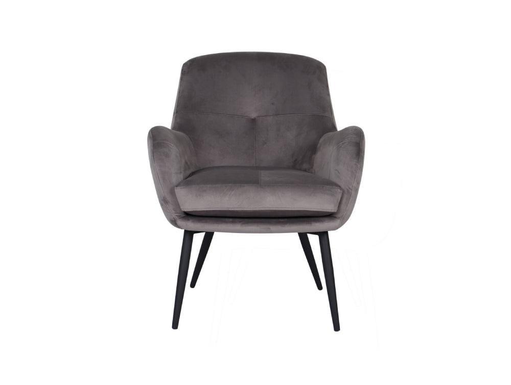 Calla Accent Chair Viola Aluminium 2