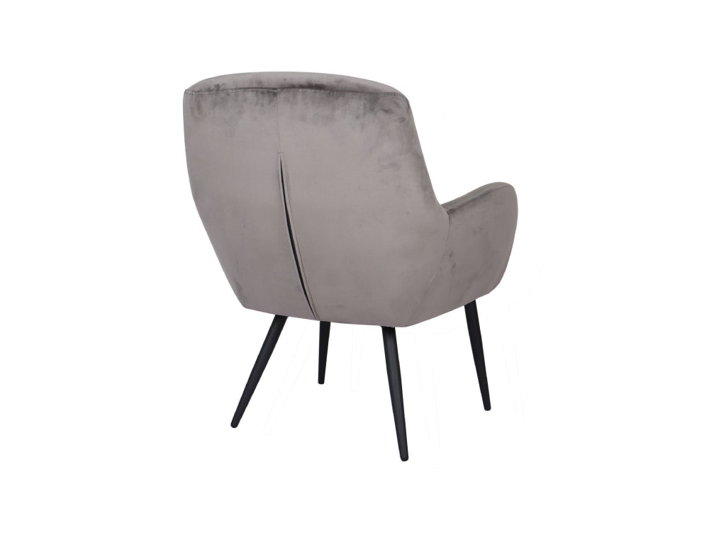 Calla Accent Chair Viola Aluminium 4