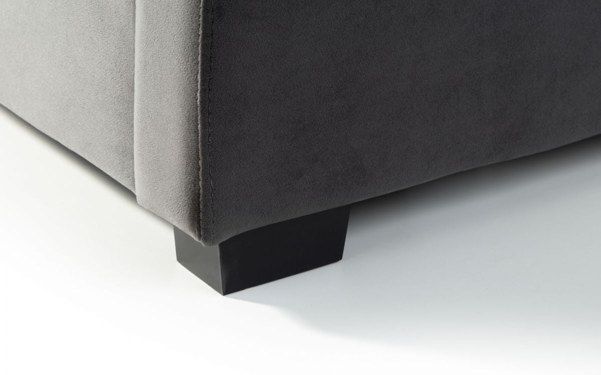 Callan Bed Frame Dark Grey Base Detail