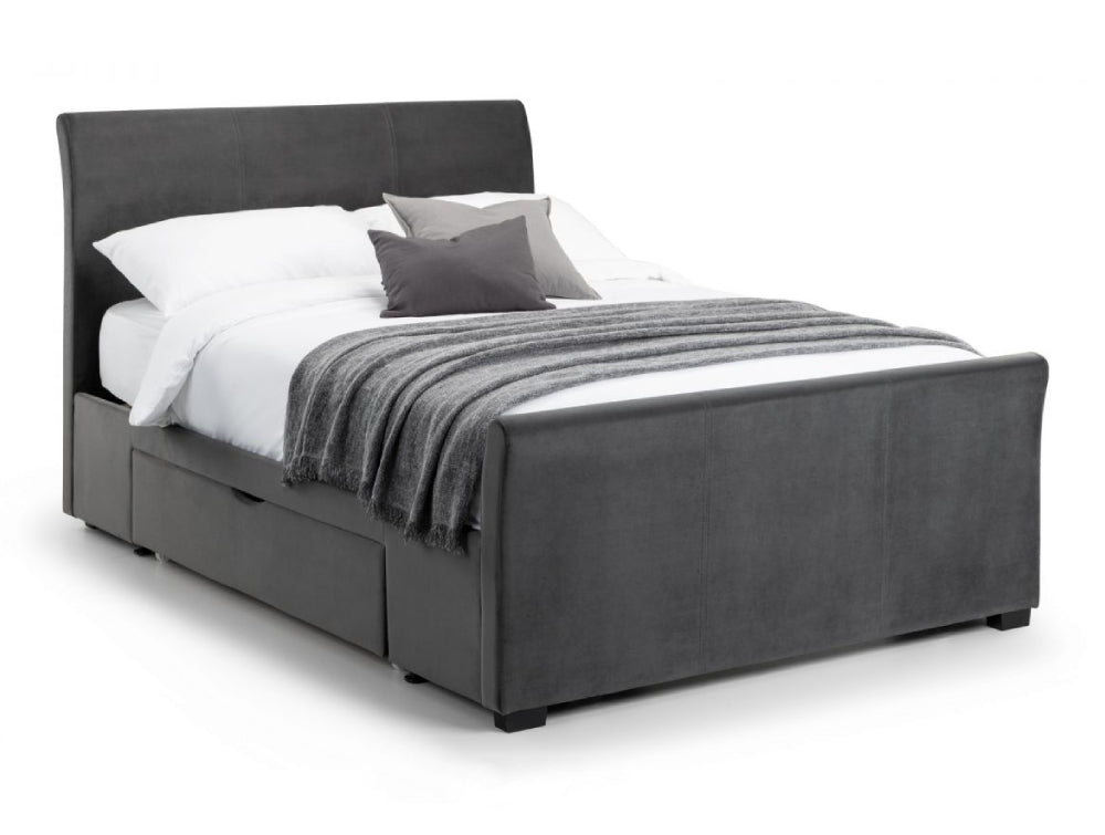 Callan Double Sized Bed Frame Dark Grey