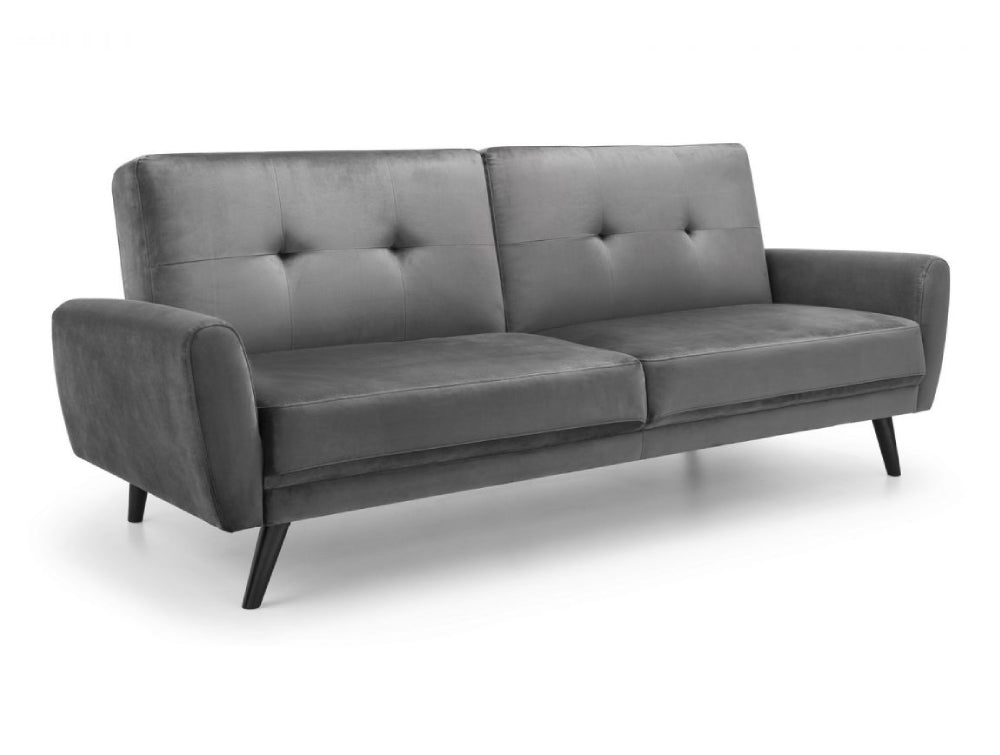 Capri Sofa Bed Dark Grey Velvet