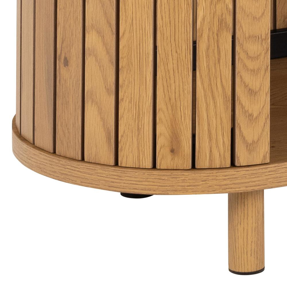 Carlos Wooden Bookcase Leg Detail