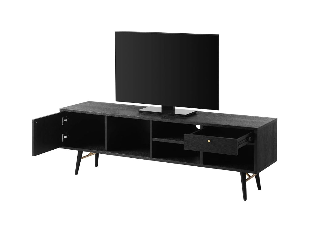 Casa Large Media Unit Black and Copper 4