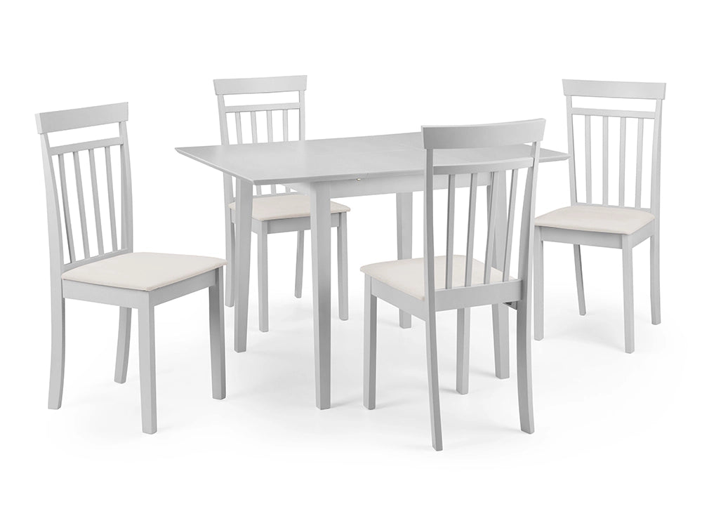 Cassie Extending Dining Table and Chair Grey 2