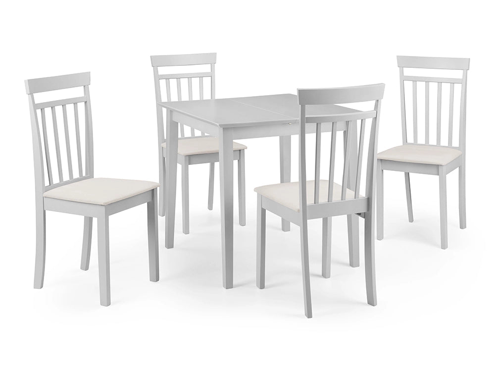 Cassie Extending Dining Table and Chair Grey 3