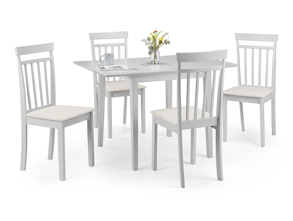 Cassie Extending Dining Table and Chair Grey