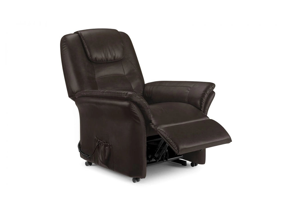 Charlton Rise and Reclining Chair Brown 2