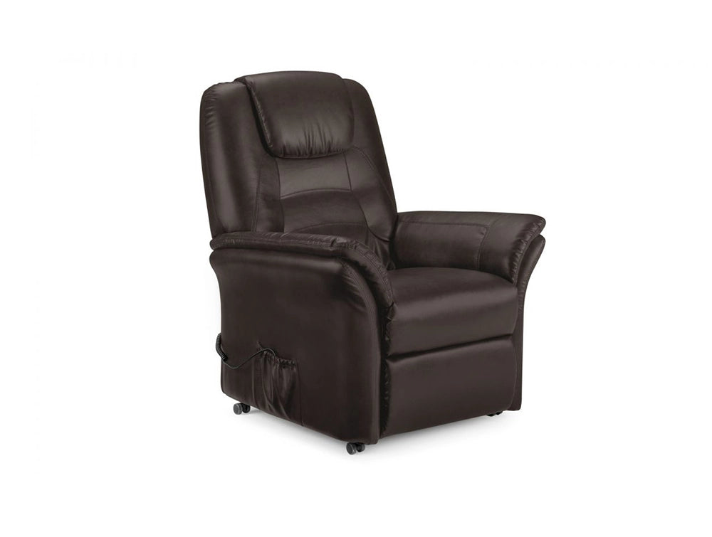 Charlton Rise and Reclining Chair Brown
