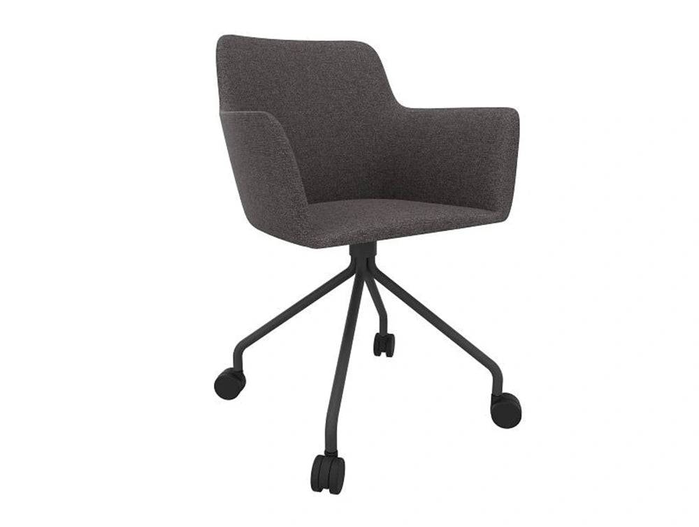 City Design Balance Dining Chair Swivel with 4 Star Base on Castors