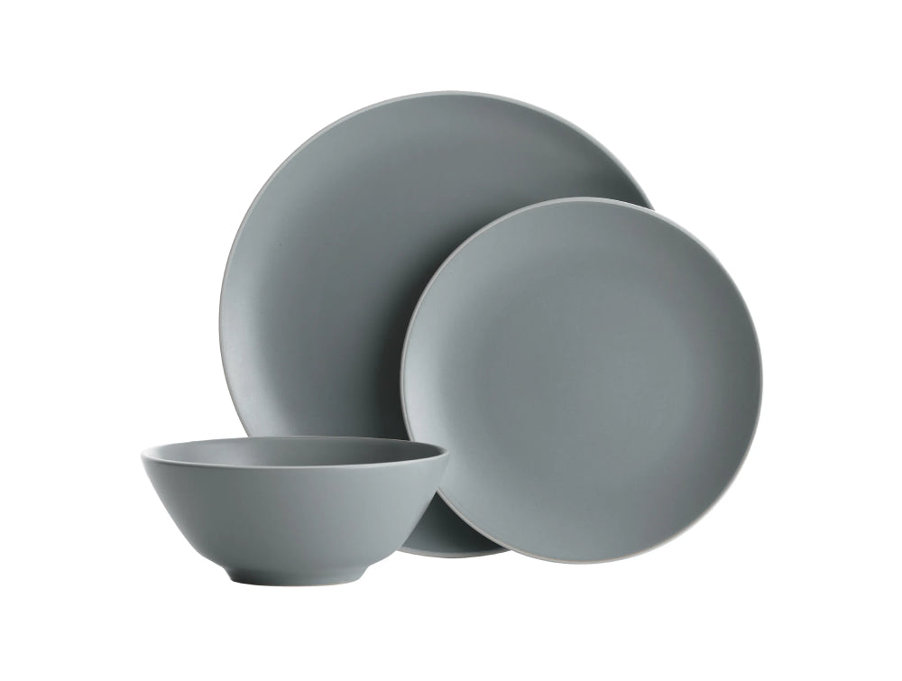 Classic Grey 12 Piece Dinner Set
