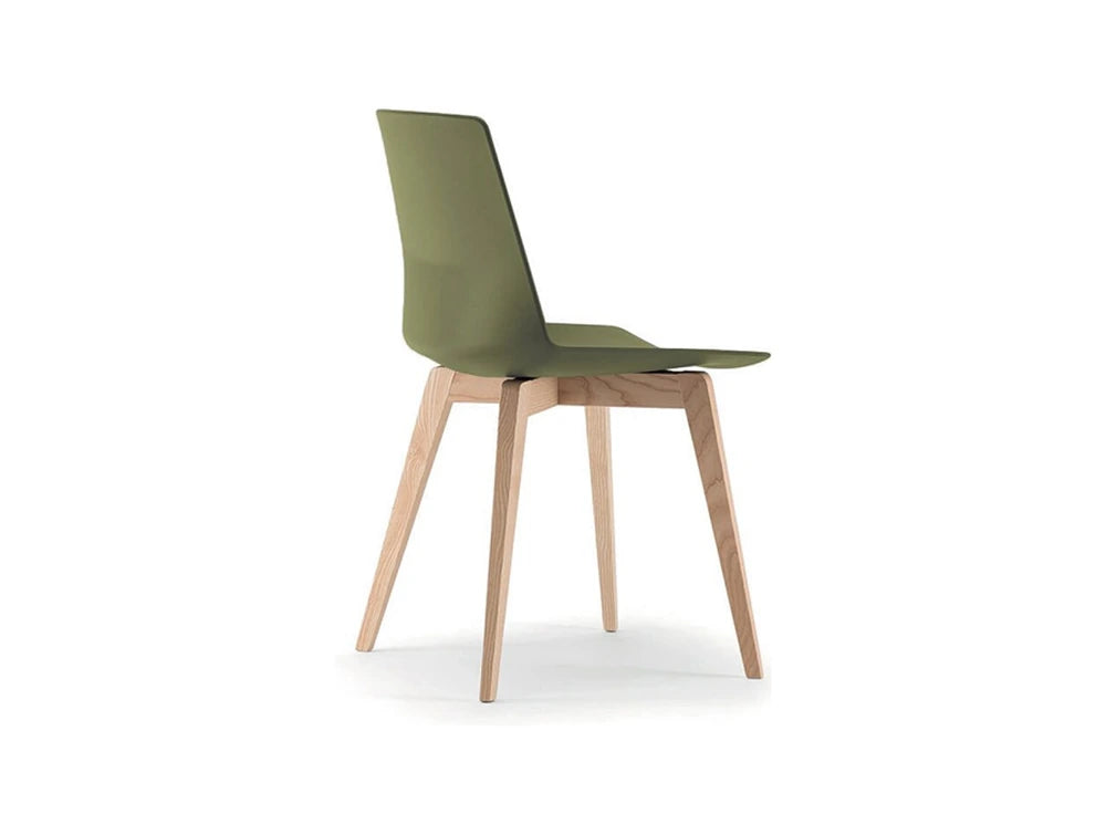 Clue Dining Chair with Wooden Legs 2