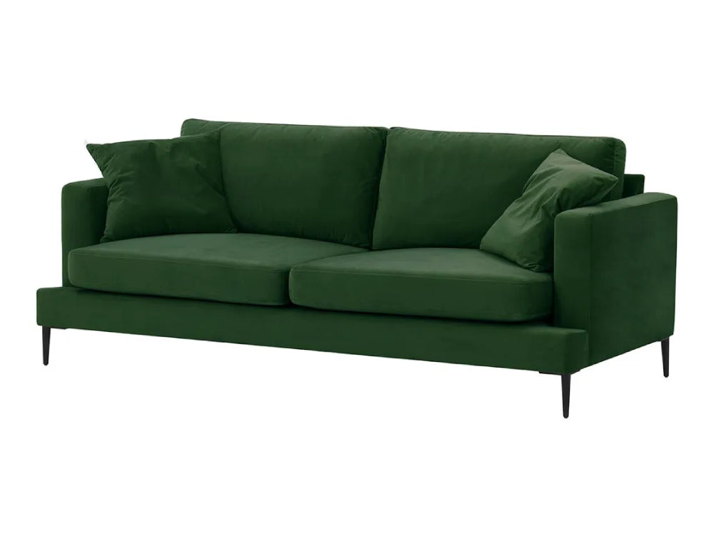 Cody 3 Seater Sofa Dark Green