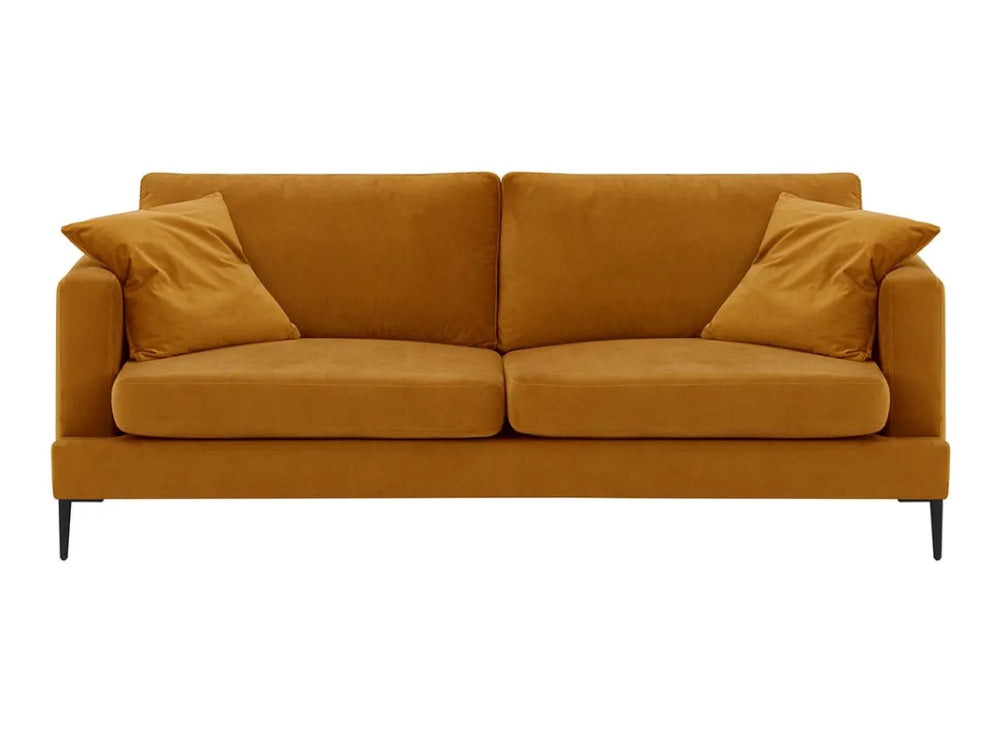 Cody 3 Seater Sofa Mustard 2