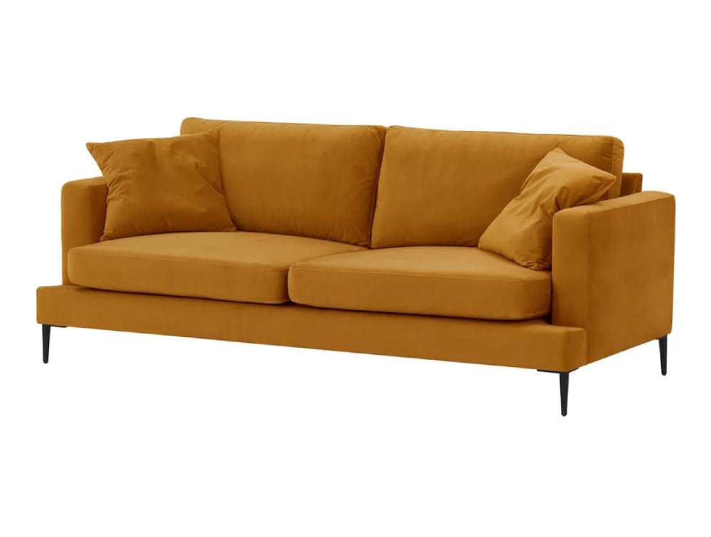 Cody 3 Seater Sofa Mustard