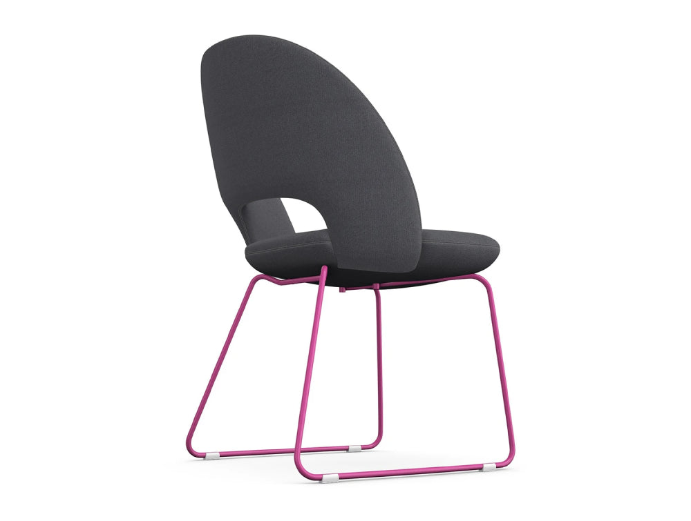 Core Canteen Chair with Skid Frame Base 6
