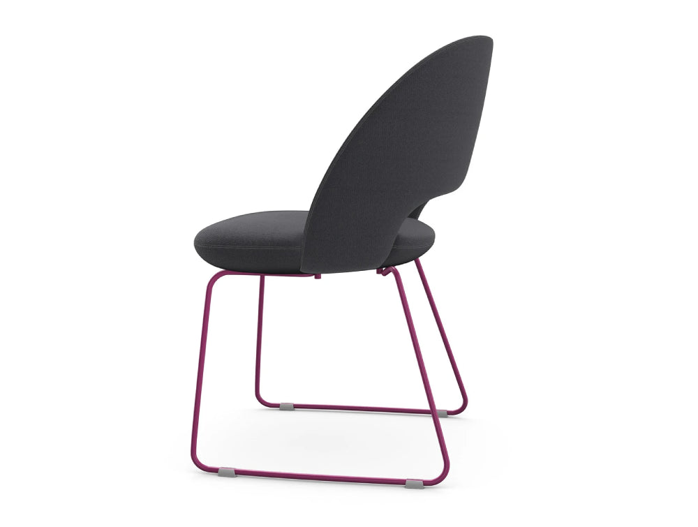 Core Canteen Chair with Skid Frame Base 7
