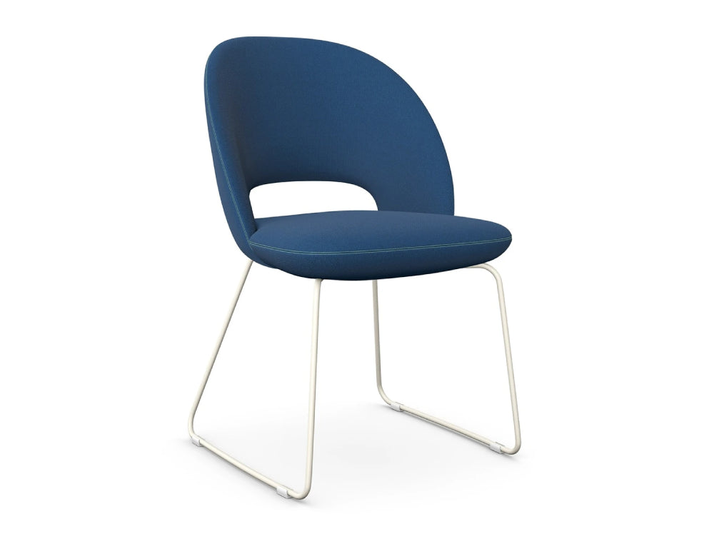 Core Canteen Chair with Skid Frame Base 9