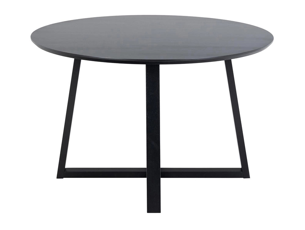 Court Round Dining Table Black 2