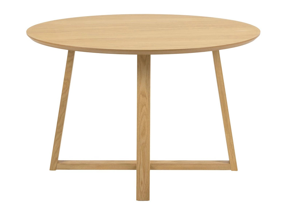 Court Round Dining Table Oak 2