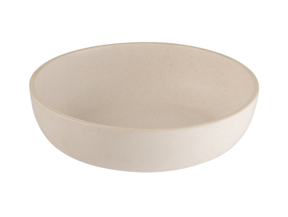 Cream Ceramic Pasta Bowl