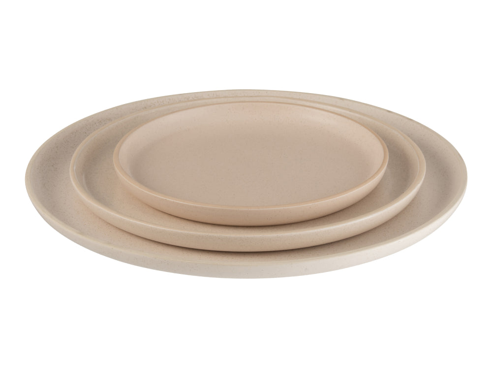 Cream Round Ceramic Plate